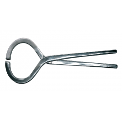 Pince à Sonder nickelée Petit modèle Plate