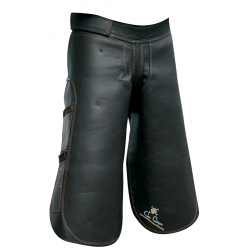 Tablier Con Cuero Cuir Gras